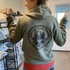 Lancaster Farm Sanctuary Zip-Up Hoodie - Green - Image 2